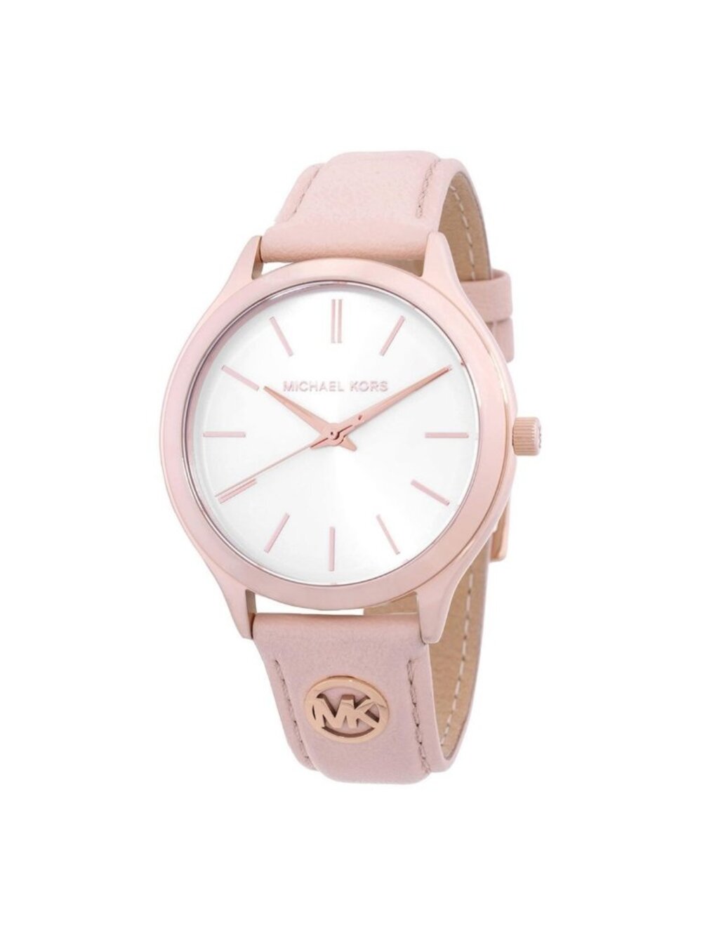 NWT Michael Kors Slim Runway White Dial Ladies Watch